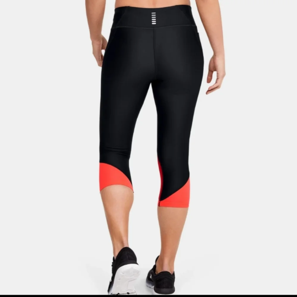 UNDER ARMOUR WOMEN'S HEATGEAR COLOR BLOCK COMPRESSION LEGGINGS SZ S - Picture 3 of 10
